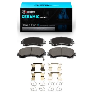 Infiniti Q50 Brake Pads - Front - R1 Concepts - Ceramic Pads - `14-`25